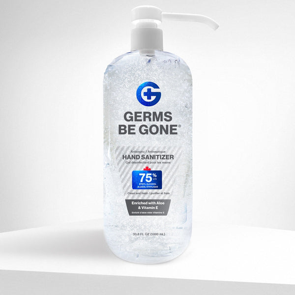 12 bottles - Germs Be Gone - 1 Liter - For Stand (33.8oz)